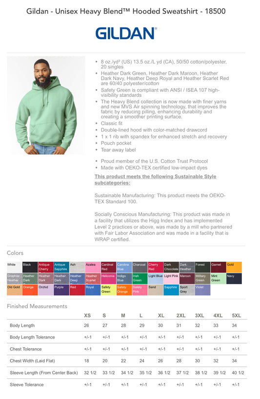 APIS - Gildan Unisex Heavy Blend Hoodie