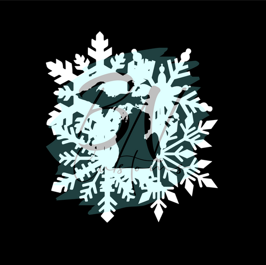 State of Michigan Snowflake Decal