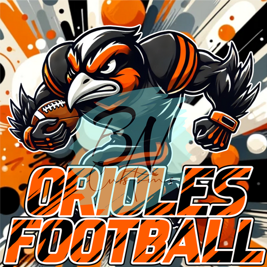 Morrice Orioles Football Decal