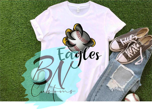 Byron ADULT T-Shirt EAGLE CLAW Baseball