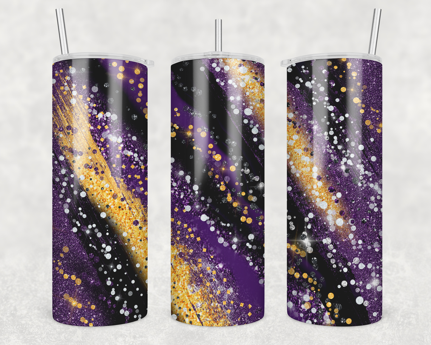 Milkyway Purple & Gold Tumbler