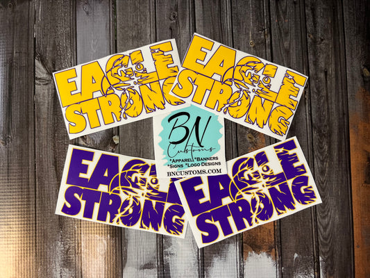 (Byron) Eagle Strong Decal