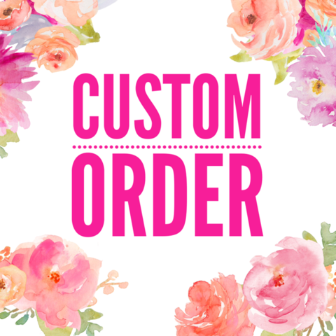 Custom Sublimation Order for Laura