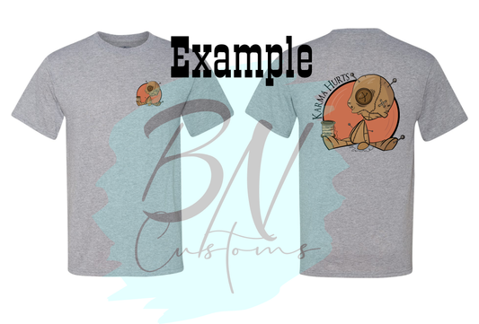 Mystery Tshirt with Karma Doll