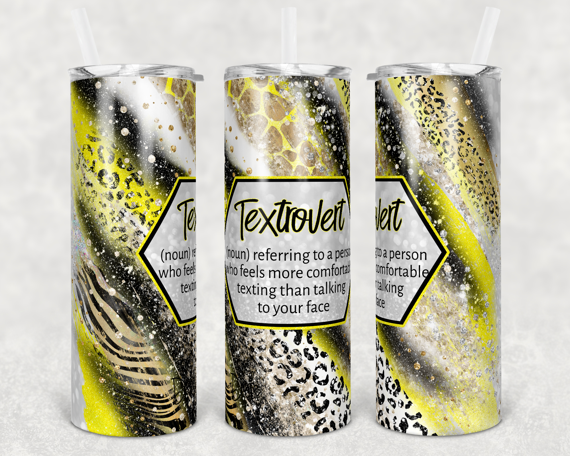 Textrovert Tumbler – BNCustoms